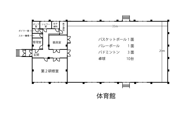 第２研修室 （体育館） image